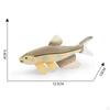 Fish Figurine Model Toy Simulated Sea Life Animals Figurines Cupcake Topper for Collection