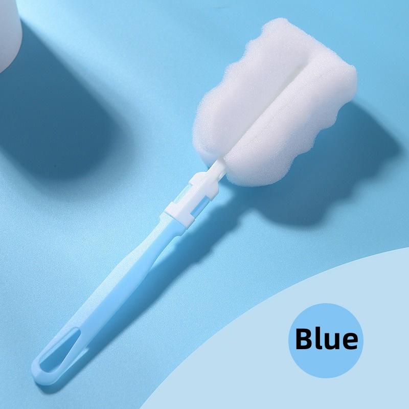 Houbací kartáč s dlouhou rukojetí, čistič lahví na vodu, myčka na kojenecké láhve, kuchyňské hrnky na čištění, hrnky a vakuové baňky