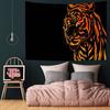Tiger Pattern Anime Tapestry Indian Buddha Wall Decoration Witchcraft Bohemian Hippie Wall Hanging Sheets