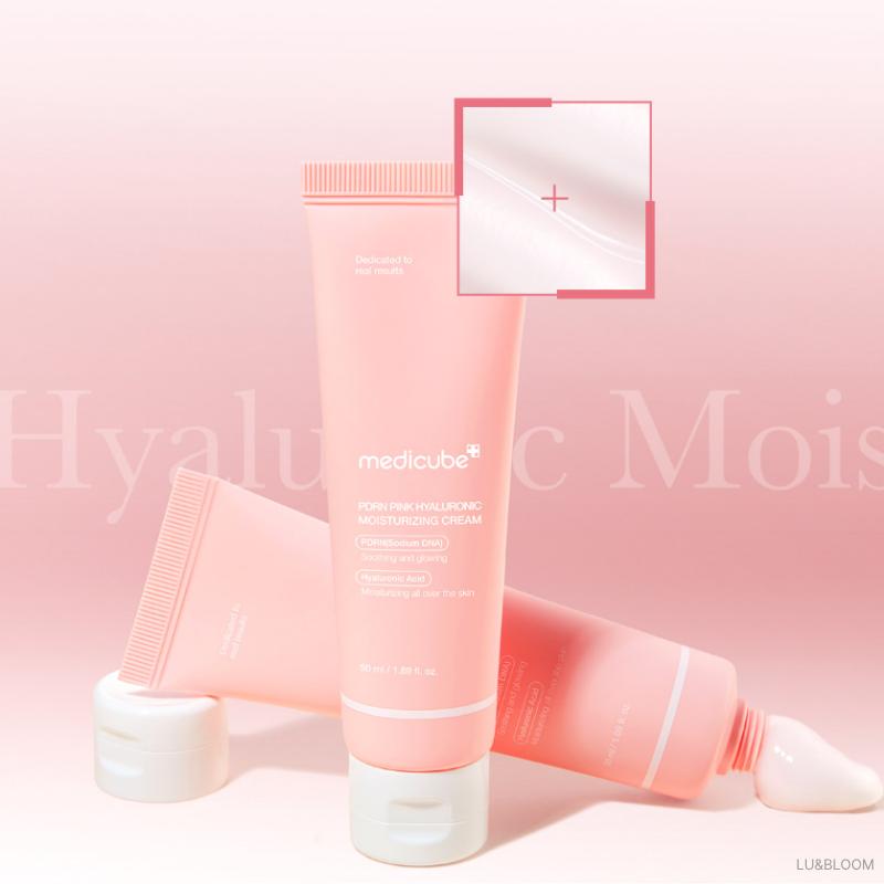 Medicube PDRN Pink Hyaluronic Fugtighedscreme 50ml + 50ml + PDRN Serum 10ml (Begrænset Udgave)