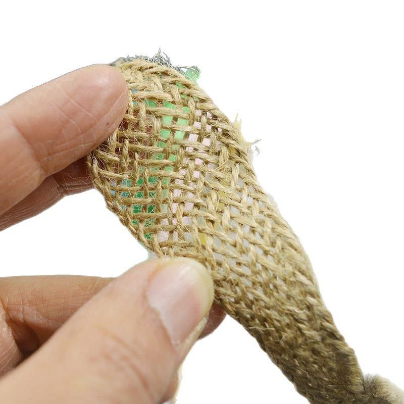 Color Flat Hemp Rope Webbing Handmade Diy Kindergarten Retro Decoration Flat Jute Strap, Textile Accessories Ten