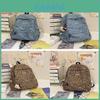 Retro Leopard Pattern Canvas Backpack For Teens Lightweight School Bag With Padded Straps