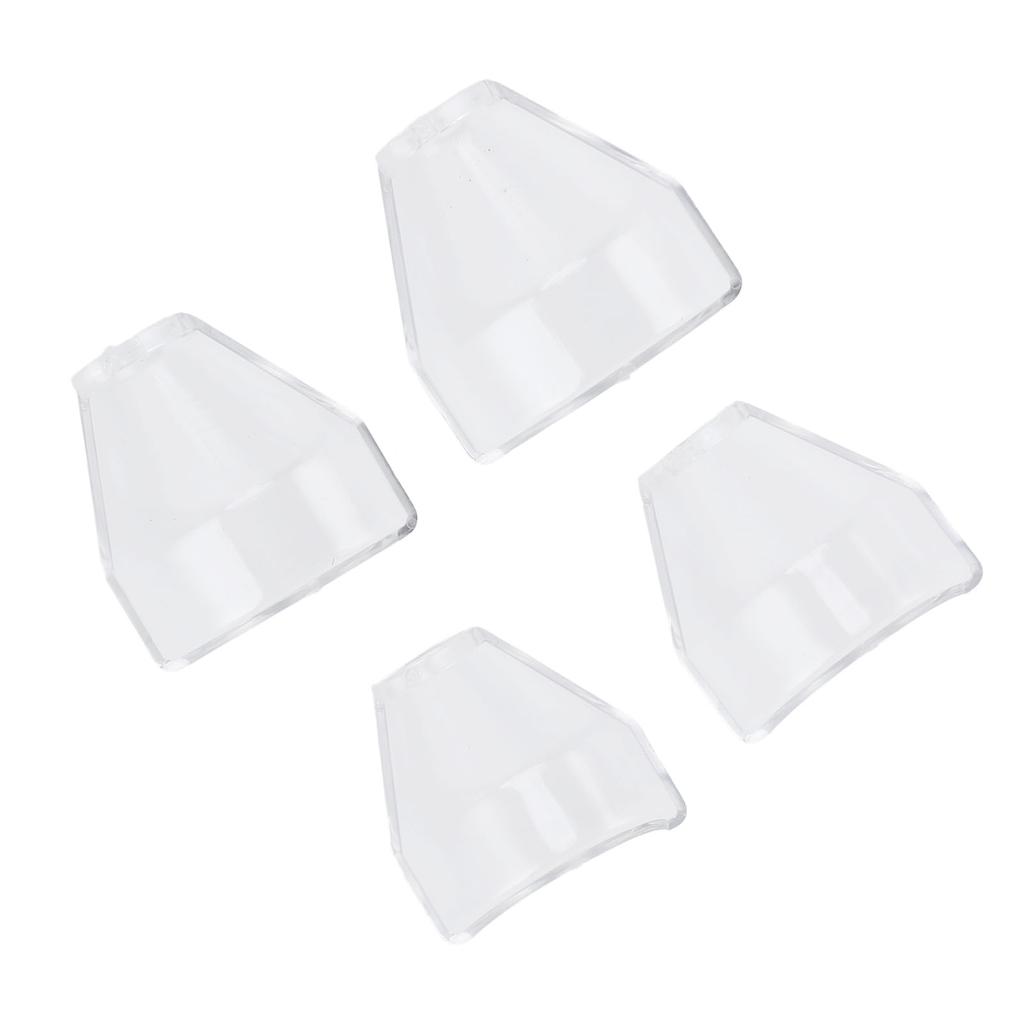 4Pcs Rotary Tool Shield Attachment ABS Transparent Dustproof Electric Grinder Drill Cover 18mm