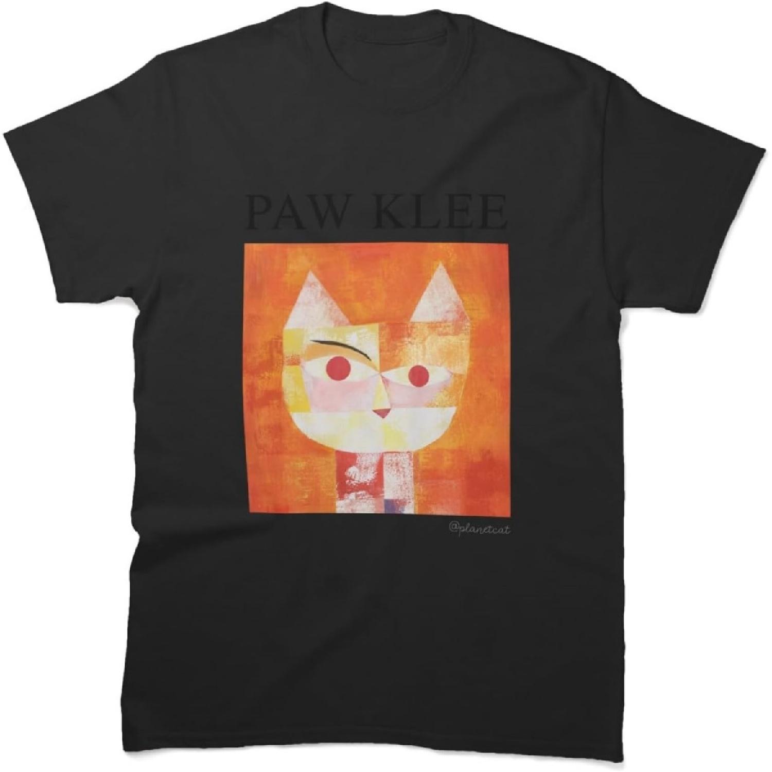 Paw Klee Artist Cat by PlanetCatArt Classic T-Shirt S