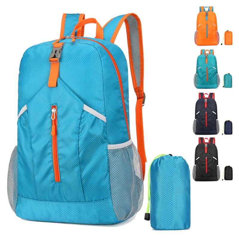 Cross-Border Foldable Outdoor Sports Backpack - Lightweight, Large Capacity Travel Storage Bag