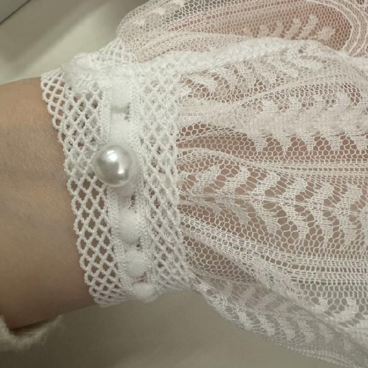 Cavity Out Arm Sleeve Attachments Stretchy Material For Smooth Blending With Dresses Tops Blouses