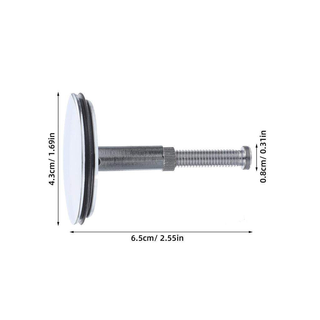 Bath Drain Stopper High Grade Copper Bathroom Sink Plug Fast Water Draining Anti Rust Tub Drain Stopper Easy Installation Bath