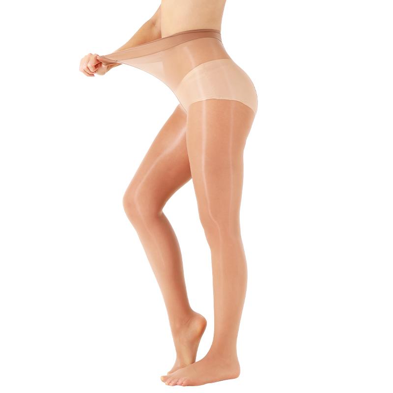 Kave Colored Tight Plus Size Smooth Tights 100% Horseoil Added Thin Stocking Shiny Pantyhose Durable Sheer Women Tights