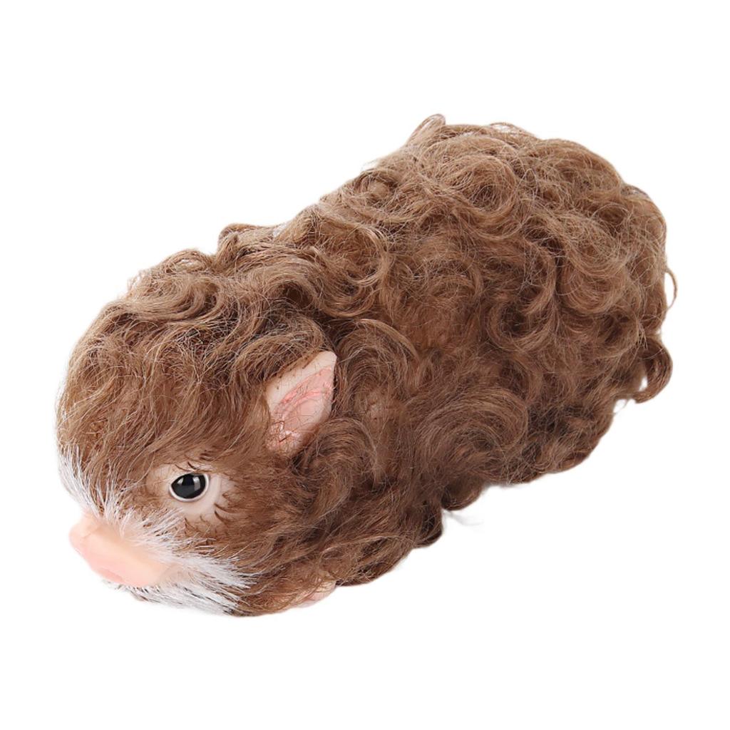 Silicone Pig Doll Cute Animal Toy Lifelike Miniature for