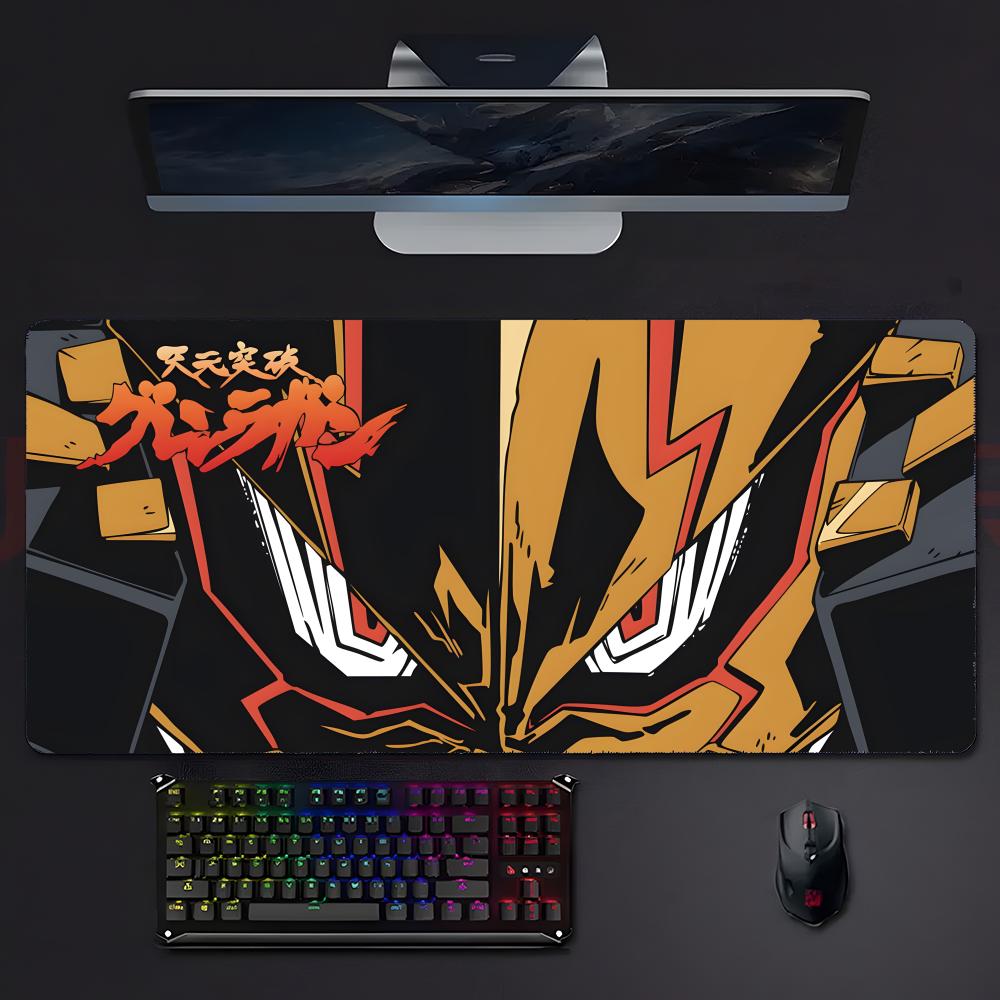 Brave Epic Anime Ttengen Toppa Gurren Lagan Mouse Pad Mousepad Large Gaming Lockedge Thickened Pc Table Desk Mat