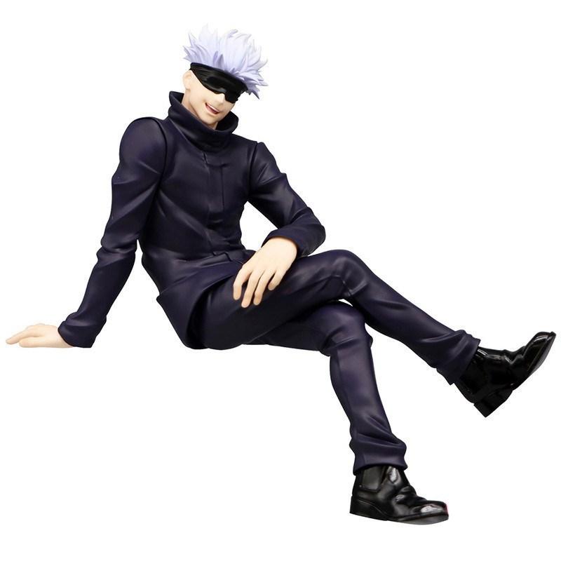11cm New Gojo Satoru Anime Jujutsu Kaisen Action Figure Itadori Yuji Seated Noodle Stopper Model Toys Japanese Dolls Hobbies