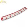 15 X6 Rear Guard Plate Sequin: Stainless Steel Tailgate Trunk Protection Pedal Modification Accessories.