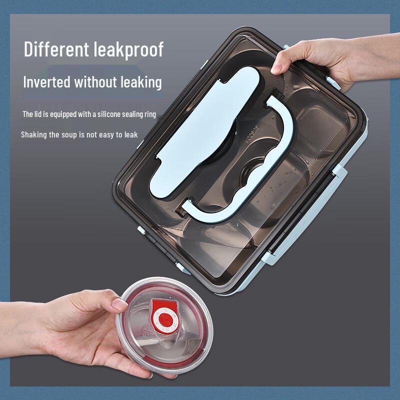 Baweis Stainless Steel Insulated Divided Lunch Box