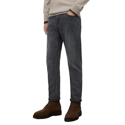 Hodo Men's Tencel Blend Straight-Leg Stretch Jeans