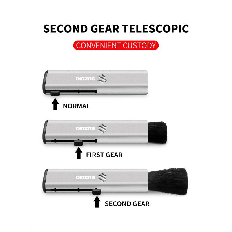 Car Detail Cleaning Retractable Soft Wool Brushes Car Goods for Suzuki DZire IGNIS Grand Swift Jimny Vitara Baleno SX4 GW250 Splash Swace