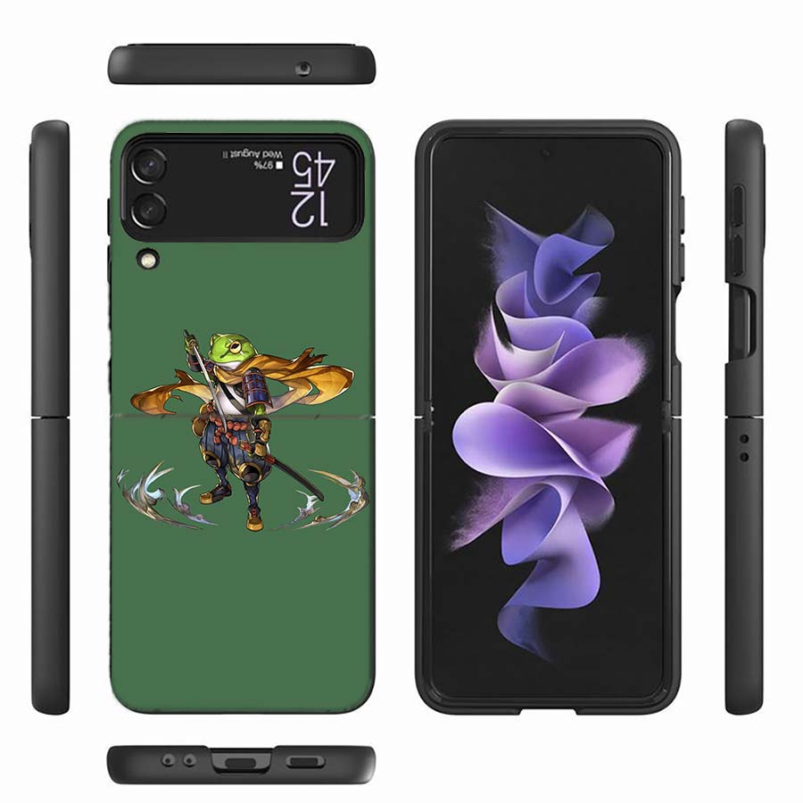 

Милый Мышь Аксолотль Лягушка Волшебник Чехол для Телефона Для Samsung Z Flip 6 7 5G Z Flip 5 Galaxy Z Flip 3 4 5G ZFlip Ударопрочный Жесткий Чехол TP Galaxy Z Flip