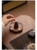 North American Walnut Multi-Hole Incense Burner, Solid Wood Lotus Design, No Ash Holder