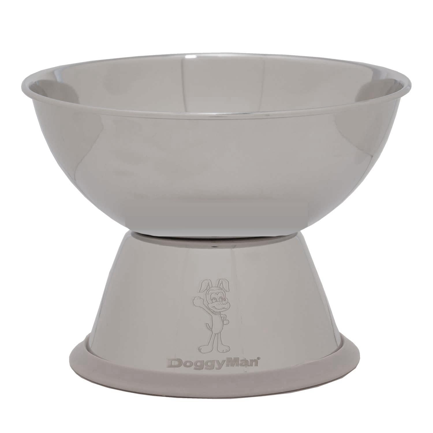 

Doggyman Stainless Steel Dog Bowl, Size M (Dog Bowl)
