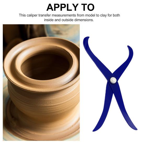 Lenktos kojelės keramikos molio apkaba Nešiojama Didelio patvarumo Akrilinė Keraminė Matavimo Molio Drožybos Formavimo Skulptūros Modeliavimo Keramikos Įrankiai