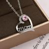 Personalized Heart Letter Mom Necklace - Perfect Mother's Day Gift