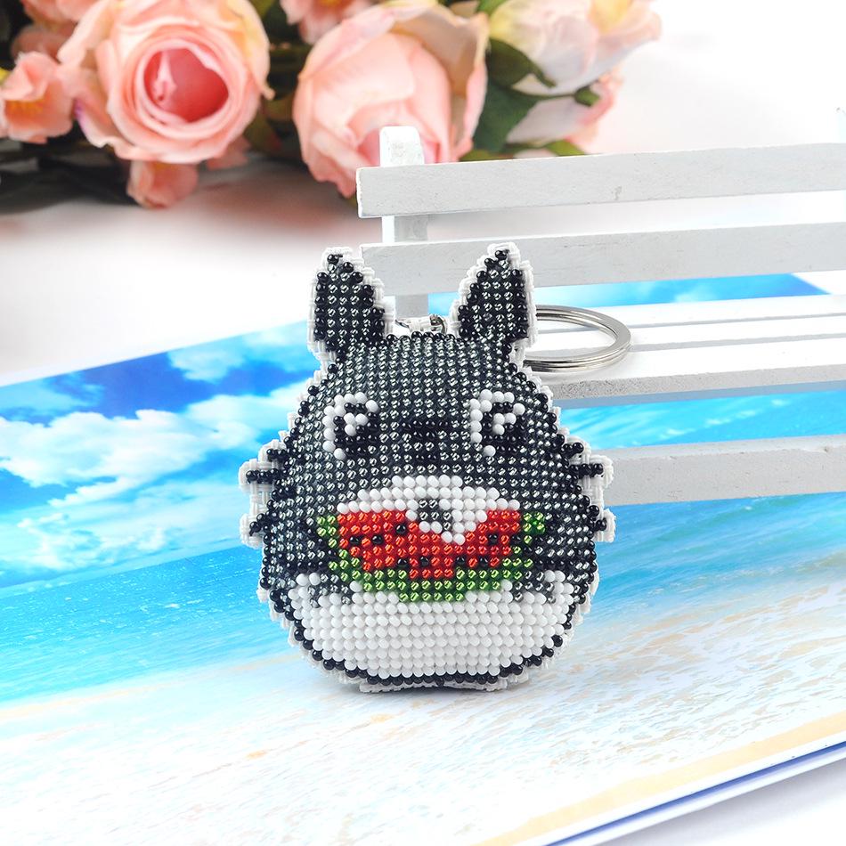 Брелок и подвеска на сумку с вышивкой бисером серии «Сплетни» Y061 With Umbrella/Self-Stitching