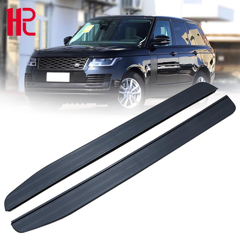 Black Aluminum Side Steps for 2014-2022 Range Rover Autobiography Sport