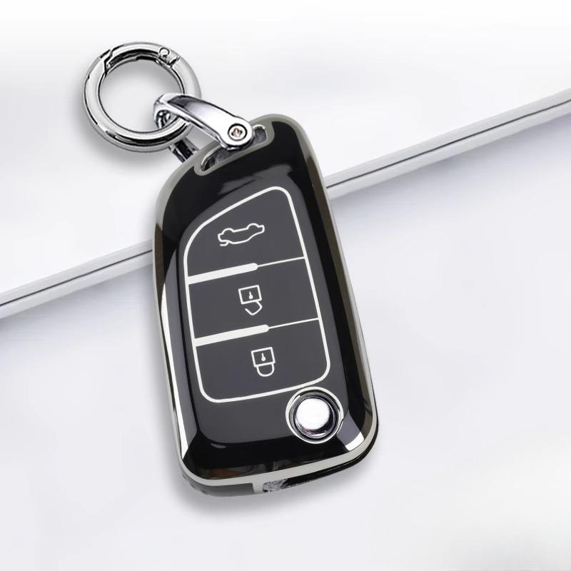 Universal Tpu Key Cover For Dongfeng E70/Ax3/Ax4/Ax5/Ax7/Mx5 - Protective Key Fob Case Keybag Keychain