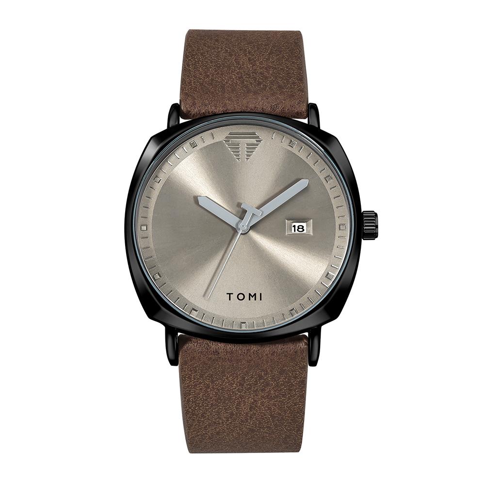 Men s Watch Minimalist Fashion Sports Watch Calendar Leather Casual Quartz Watch