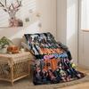 Cartoon Day Man Series Flannel Blanket 2D Printed Sofa Blanket Thickened Blanket