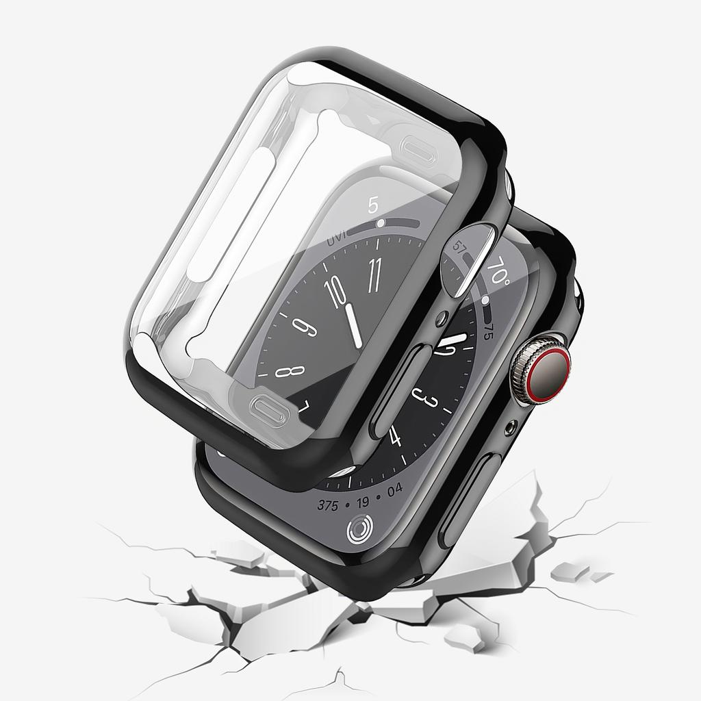 Cover For Apple Watch 10 Case 46mm 44mm 40mm 45mm 41mm 42mm 38mm screen protector silicone bumper iwatch series 3 4 5 6 se 7 8 9