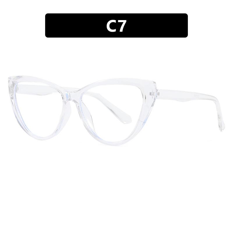 New Fashion Cat Eye Women Glasses Frame Clear Anti Blue Light Optical Eyewear Computer Glasses