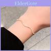 Minimalist Gold Plated Zircon Circular Bracelet For Women With Geometric Design