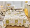 New Milk Fiber Printed Blanket 300G Cloud Mink Velvet Cover Blanket