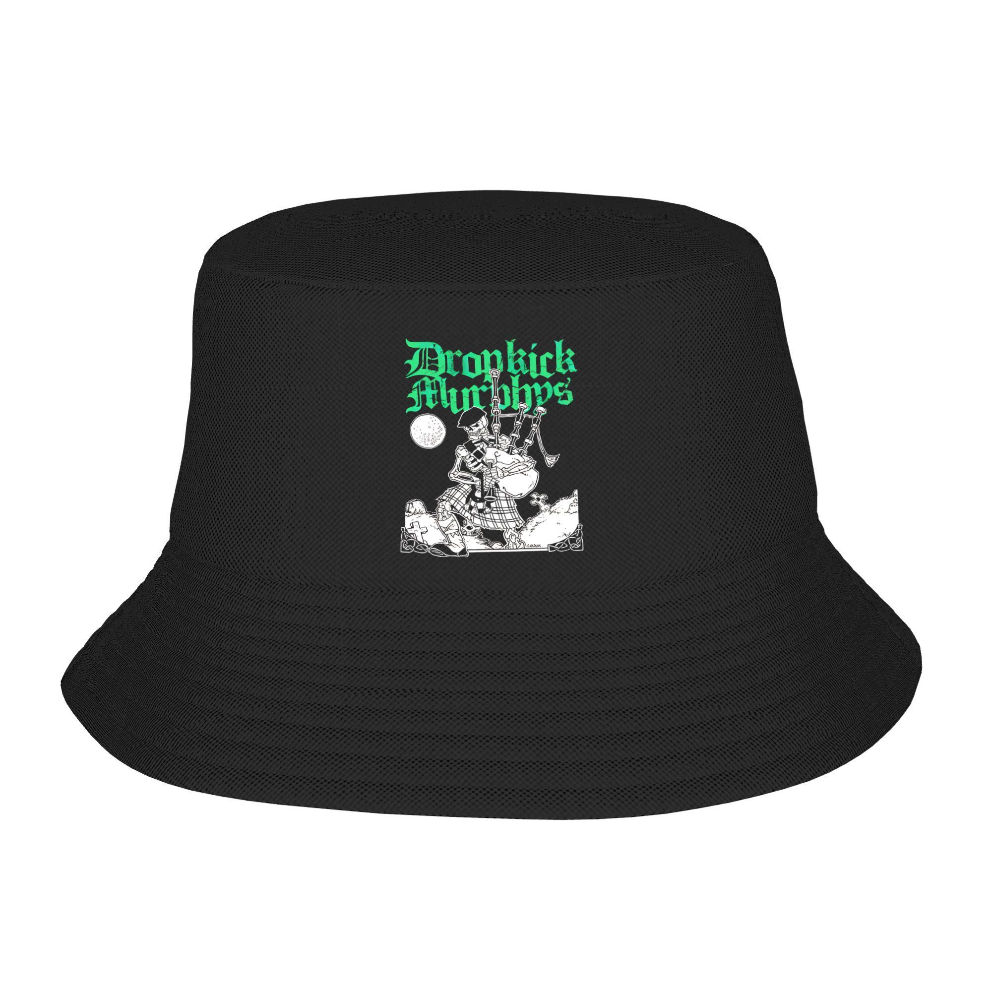 

Унисекс Шляпа-ведро Dropkick Murphys Складные Рыбацкие Шляпы Летняя Мода Пляжные Кепки для Путешествий Гавайский Графический Солнцезащитный Козырек One Size