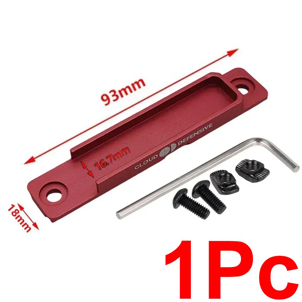 Taktische Metall-Montageschiene MLOK Keymod Taschenlampen-Druckschalterhalter für M300 M600 LED-Licht Jagdzubehör