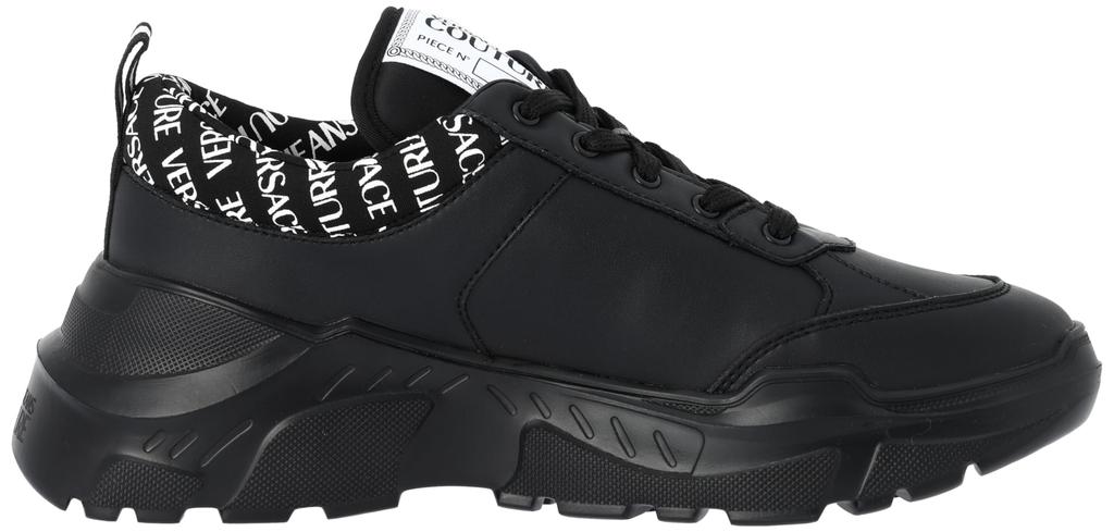 Sneakers 71YA3SC1 ZP020 VERSACE JEANS COUTURE Black cm [Versace] Men's 28.0 [Used]