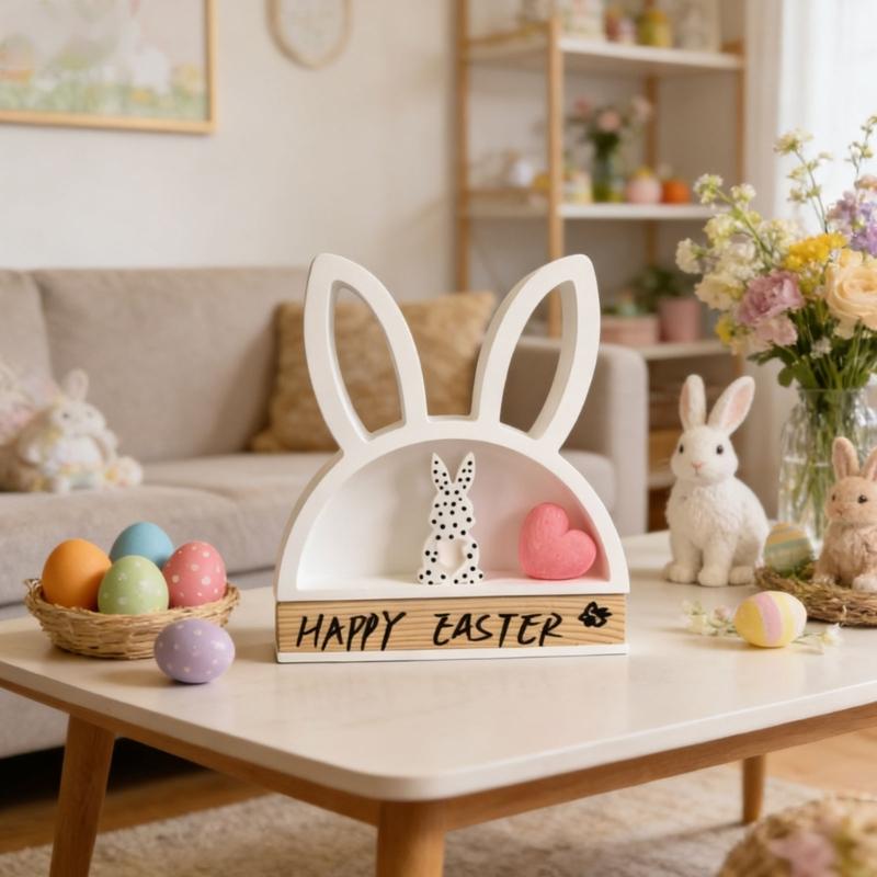 Silicone Rabbit Shape Craft Mold Suitable for Plasters Resin Candle DIY Projects and Holiday Mould