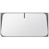 Titanium Silver Foldable Automotive Windshield Sunshade with Heat Insulation and UV Protection
