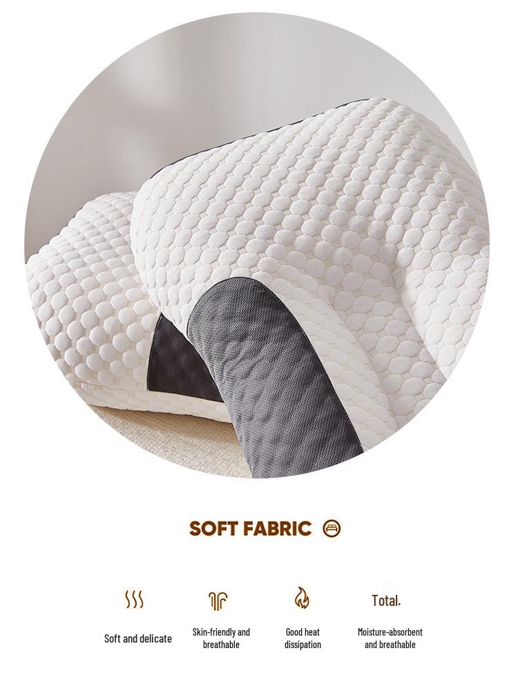 Non-Collapsing High-Weight Knit Neck Pillow for Cervical Support - Ideal for Adults, Students, Home & Dormitory