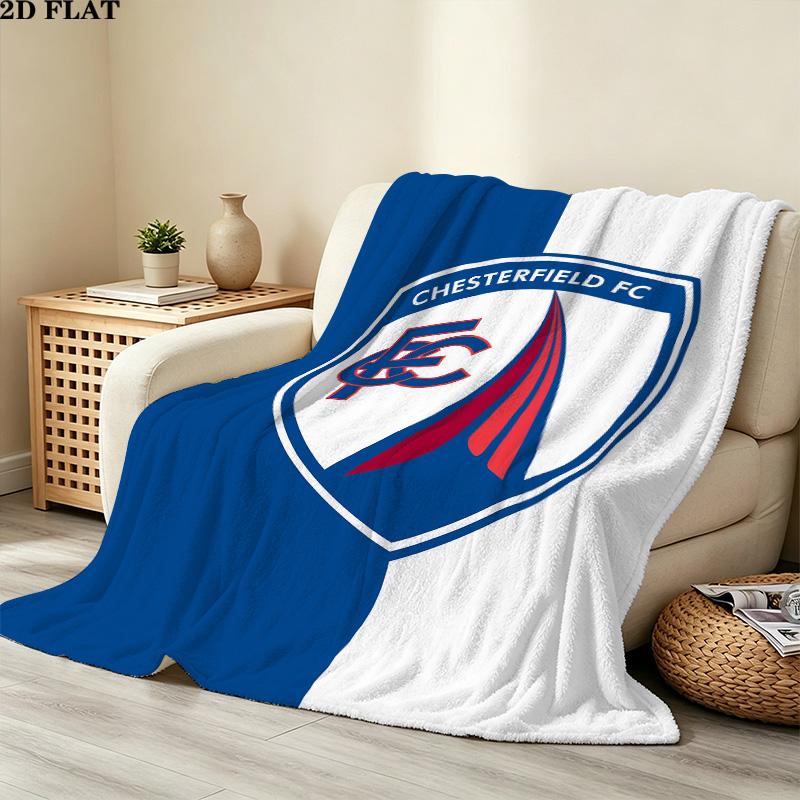 1PC Chesterfield Fcc Patterned Flannel Blanket Suitable For All Seasons For Home Decor Warmth And Comfort Gifts Holiday Present