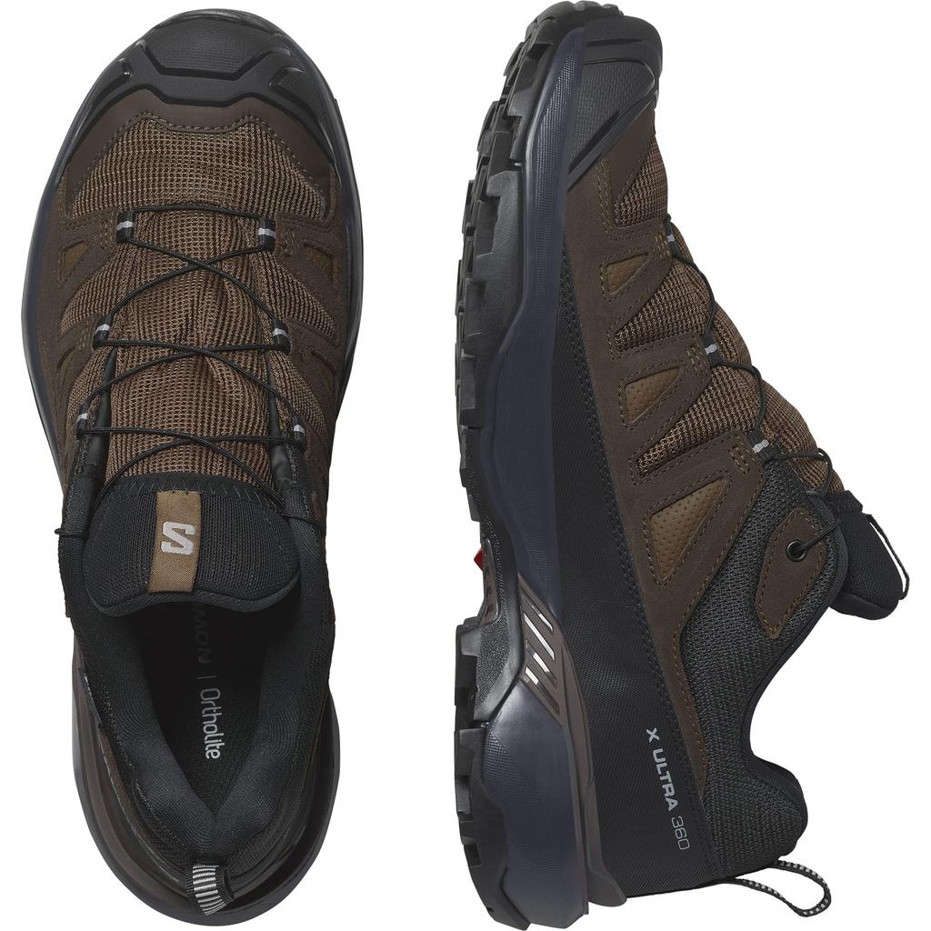 Salomon X ULTRA 360 LTR Hiking and Trekking Size Dark Size Men's GORE-TEX Shoes, L47571200, Earth/Delicioso/Sharkskin, 26.5cm