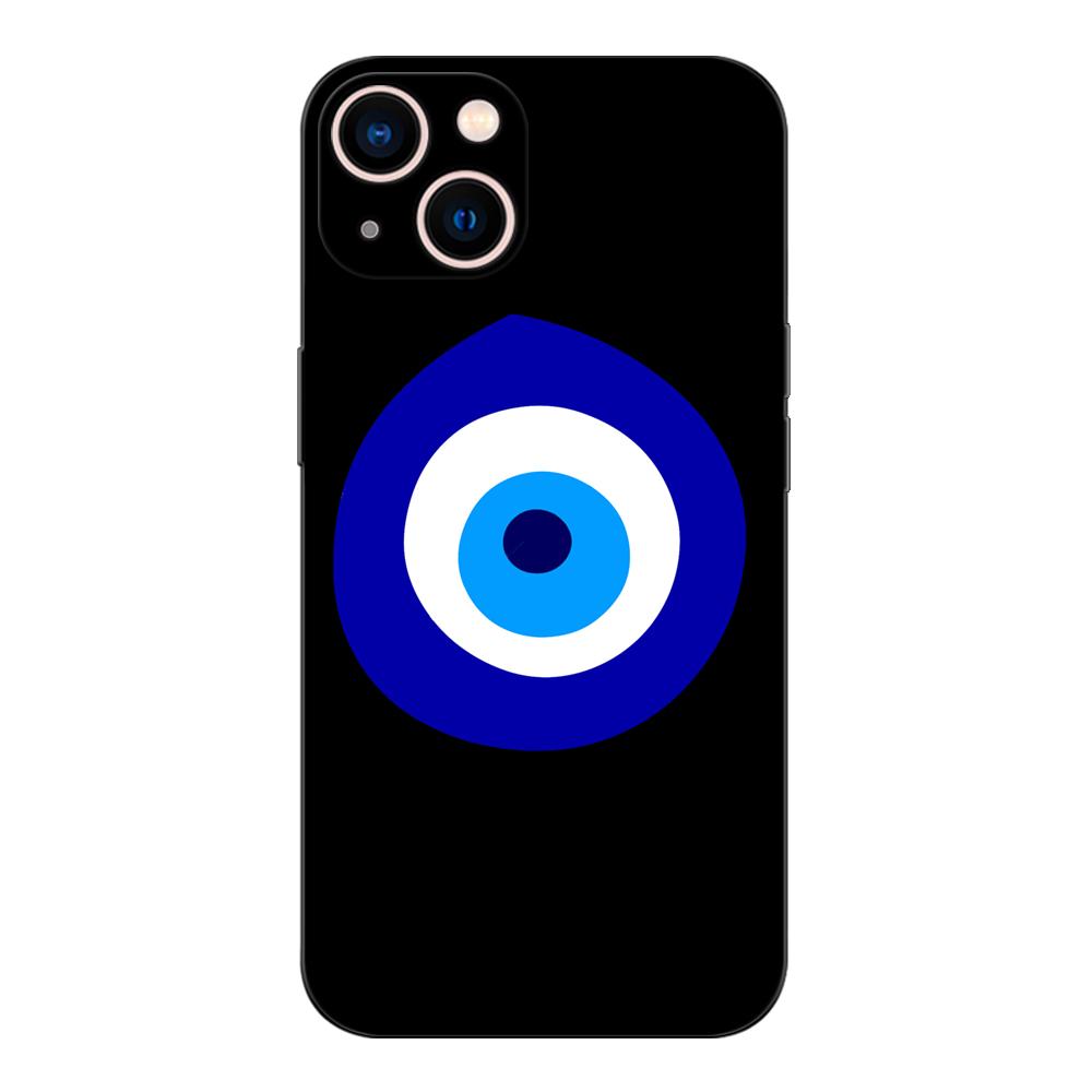 Černé pouzdro Tpu pro Realme 7i 8i 9 Pro Plus 9i C12 GT Neo2 Narzo 20 30A 50A 50i Evil Eye Ilustrace