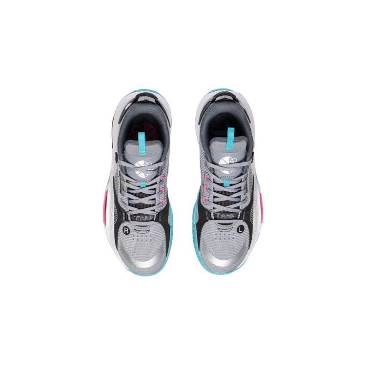 Li-Ning Wade All City 10 V2 Kids Team No Sleep Kids Sneakers Grey Rock-Grey Shadow-Grey ABPS009-2