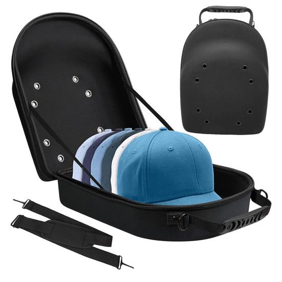 EVA Baseball Cap Storage Bag Large Capacity Zipper Portable Travel Breathable Men Women Peaked Hat Organizer Carrying Case