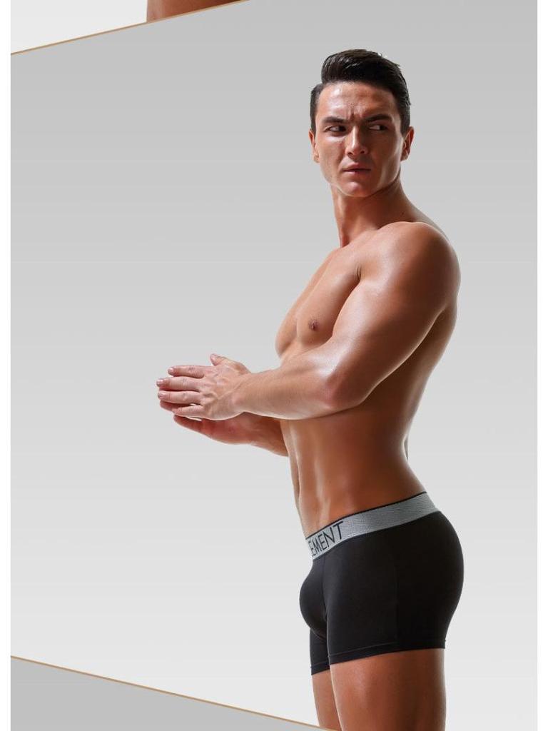 Men's Anti-Displacement U-Convex Varicocele Boxer Briefs with Scrotal Support Pouch