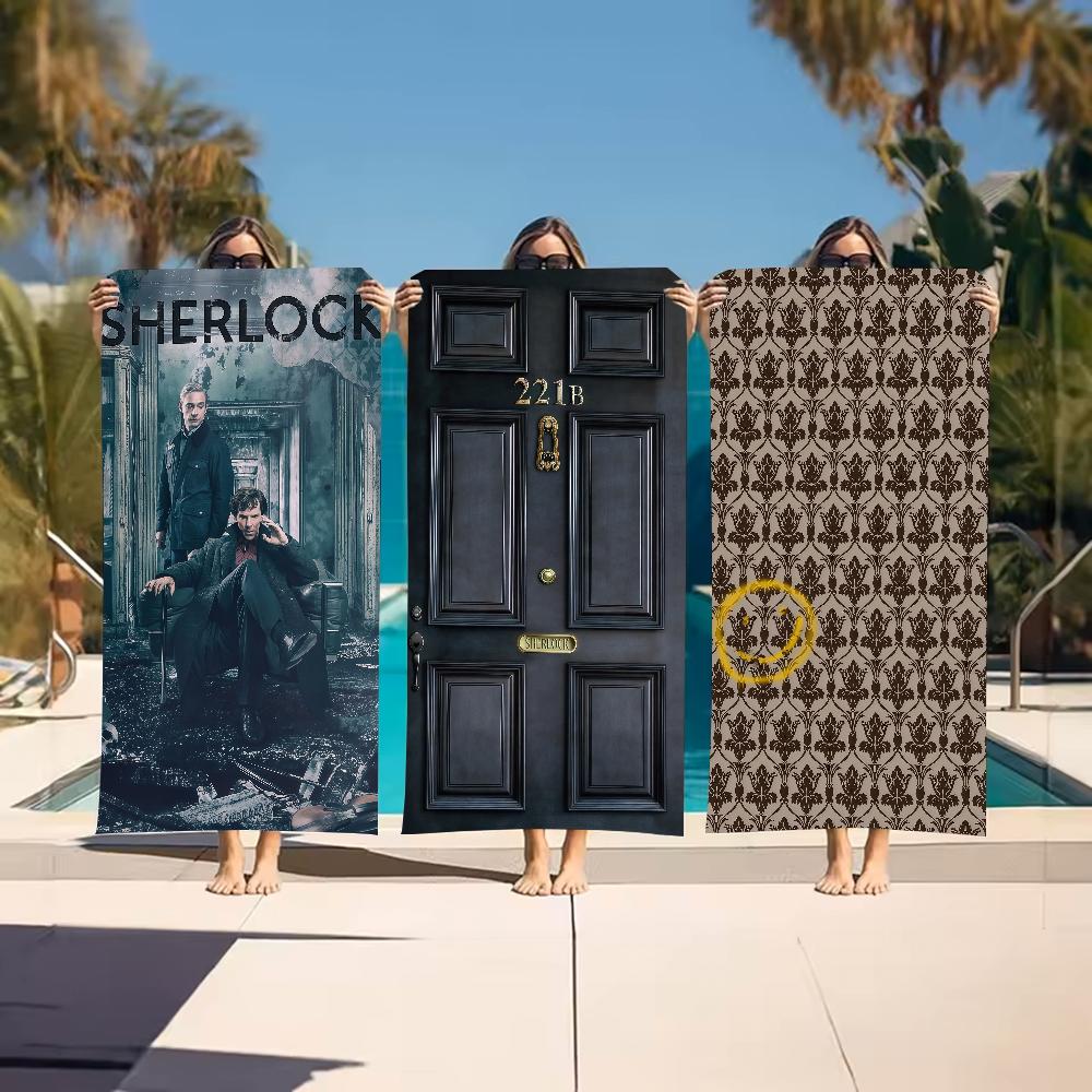 TV Show S-Sherlock-S Towel Sports Quick Dry Travel Camping Gear Sandproof Soft Light Large Beach Towel