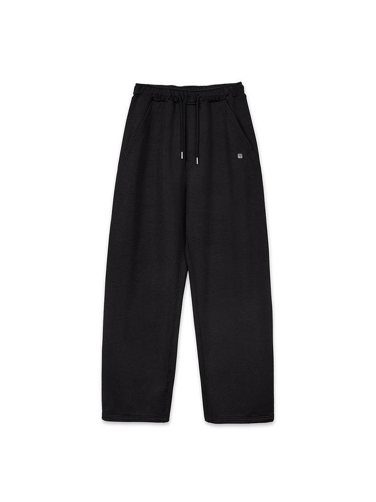 Mattengkim Back Pocket Glitter Sweatpants For Women In Black