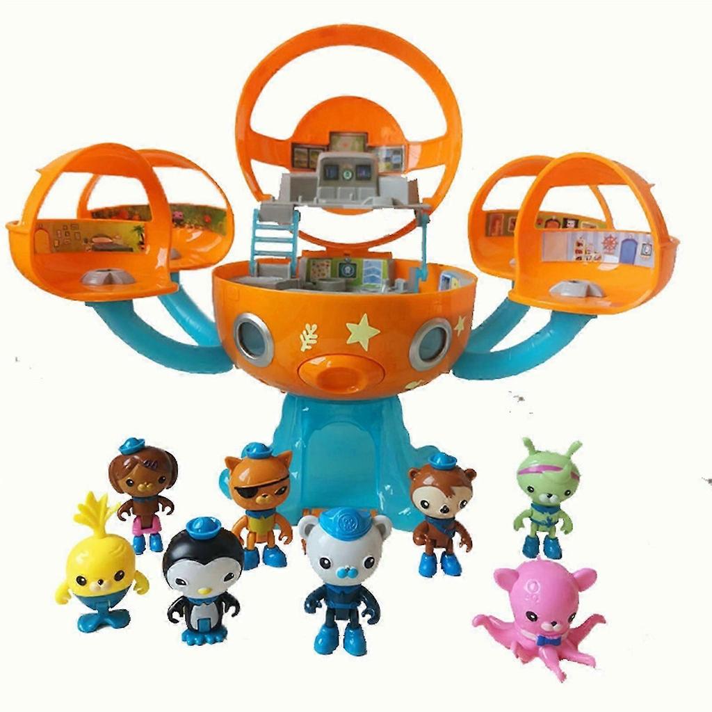 Octonauti Octopod Hrací set: 8dílná dobrodružná sada s oblíbenými postavičkami