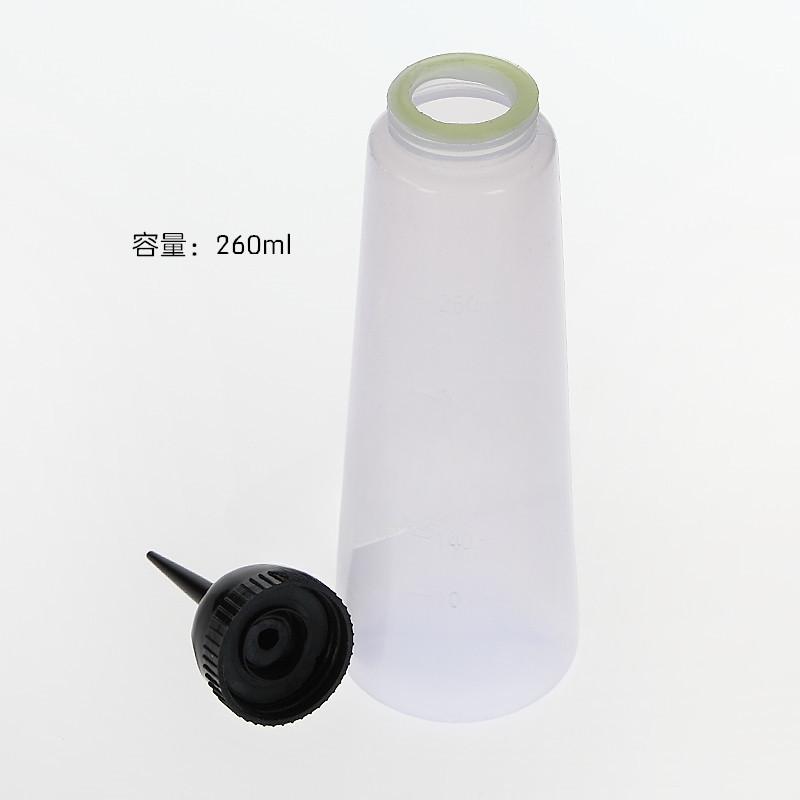 1PC 120ml 160ml 260ml Professional Hair Dye Applicator Brush Dispensing Salon Empty Plastic Hair Coloring Dry Washing Bottle
