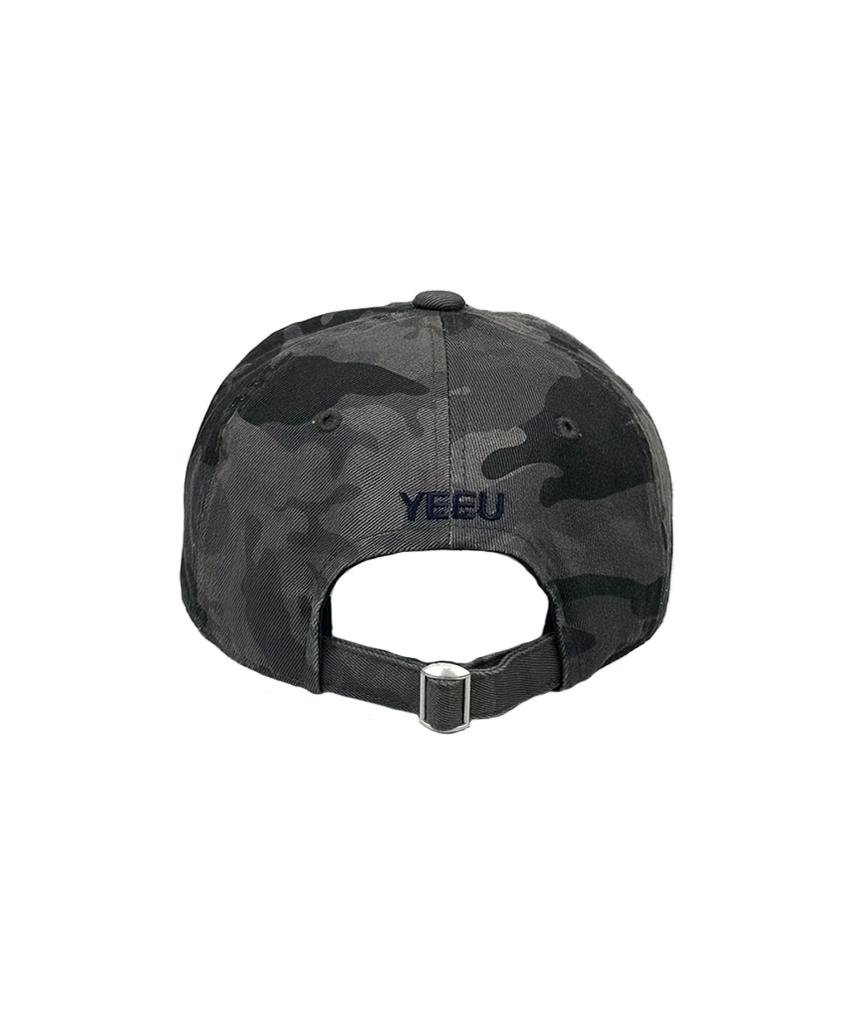 Iyu Basic Logo Washed Ball Cap [Camo Charcoal]